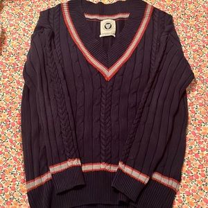 Urban Outfitters Navy, Burnt Orange, Grey oversized sweater